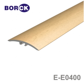 Hliníková prahová lišta podobná drevu E-E0400