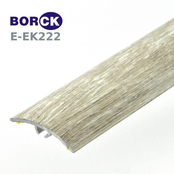 Hliníkový prahový pás podobný drevu BORCK E-EK222