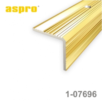 Hliníkový schodiskový uholníkový profil ASPRO 1-07696