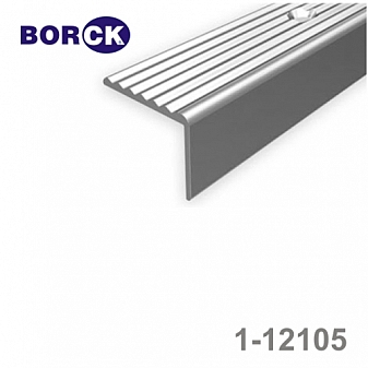 Hliníkový schodisková uhlová lišta BORCK 1-12105